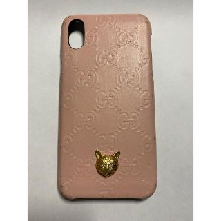 グッチ　ブランド　パープル　iPhoneケース　8 　猫　メンズ　レディース