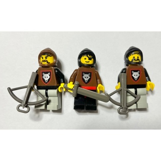 レゴ(Lego)の【LEGO お城シリーズ】ウルフ盗賊団3体＋宝箱セット　送料込み(知育玩具)