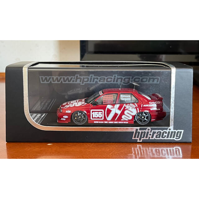 Alfa Romeo(アルファロメオ)のHPI 1/43 155 #155 1994 アルファロメオ プレゼンテーション エンタメ/ホビーのおもちゃ/ぬいぐるみ(ミニカー)の商品写真