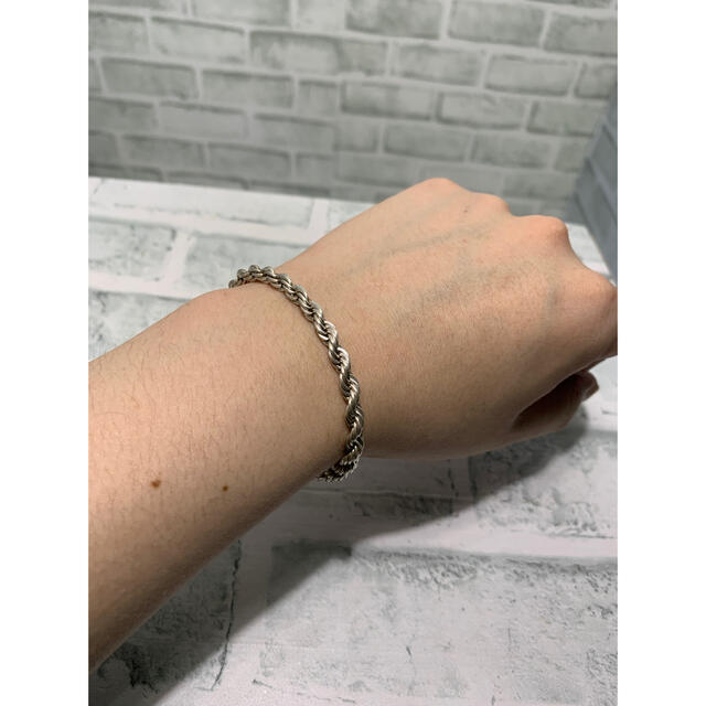 Tiffany & Co.(ティファニー)の美品　ヴィンテージティファニー ワイド　ロープチェーン　ブレスレット メンズのアクセサリー(ブレスレット)の商品写真