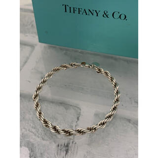 ティファニー(Tiffany & Co.)の美品　ヴィンテージティファニー ワイド　ロープチェーン　ブレスレット(ブレスレット)