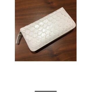Christina A.G. クリスティーナエージー 長財布 蛇革 ホワイト