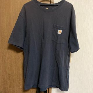 カーハート(carhartt)のcarhartt ネイビー　Tシャツ　カーハート(Tシャツ/カットソー(半袖/袖なし))