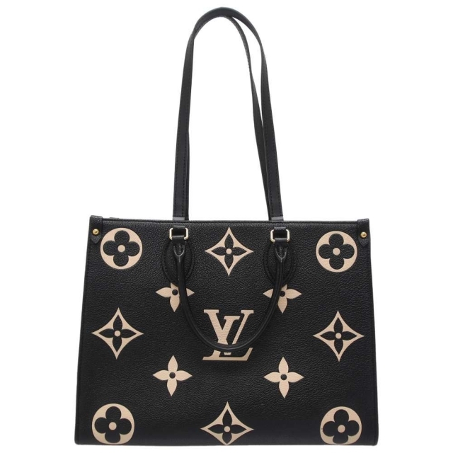 LOUIS VUITTON(ルイヴィトン)のルイヴィトン ショルダーバッグ モノグラム・アンプラント オンザゴーMM M45495 LOUIS VUITTON ヴィトン バッグ トートバッグ 2way ブラック 黒 レディースのバッグ(ショルダーバッグ)の商品写真