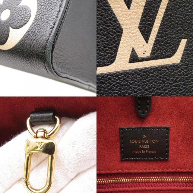 LOUIS VUITTON(ルイヴィトン)のルイヴィトン ショルダーバッグ モノグラム・アンプラント オンザゴーMM M45495 LOUIS VUITTON ヴィトン バッグ トートバッグ 2way ブラック 黒 レディースのバッグ(ショルダーバッグ)の商品写真