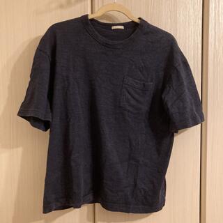 ジーユー(GU)のGU Tシャツ　ネイビー　Mサイズ(Tシャツ/カットソー(半袖/袖なし))