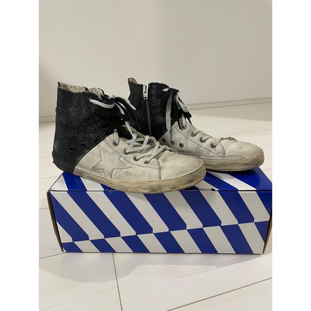 GOLDEN GOOSE(ゴールデングース)のGGDB SNEAKERS FRANCY COL ICE NABUK/BLUE メンズの靴/シューズ(スニーカー)の商品写真