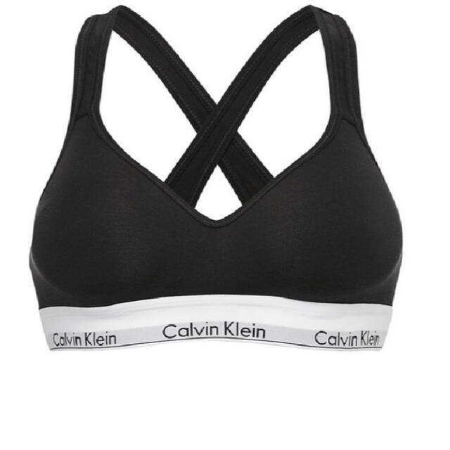 ck Calvin Klein(シーケーカルバンクライン)のカルバンクライン　レディース　上下セット　ブラ&ショーツ　黒　下着　Mサイズ レディースの下着/アンダーウェア(ブラ&ショーツセット)の商品写真