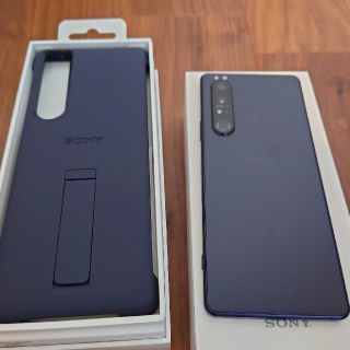 ソニー(SONY)の【新品同様】SONY Xperia 1Ⅲ  国内版SIMフリー フロストパープル(スマートフォン本体)