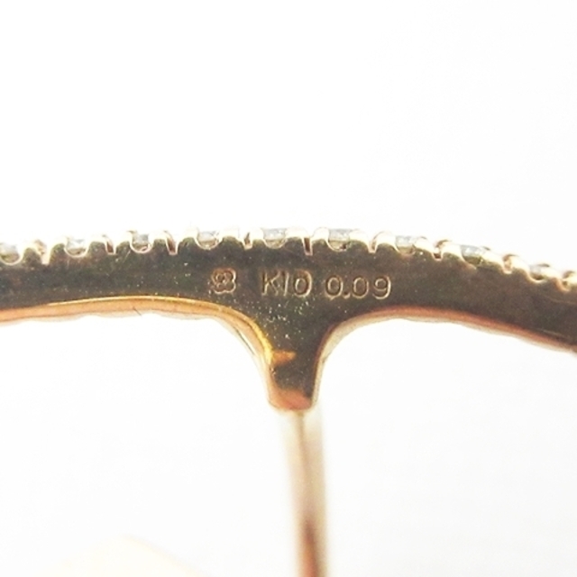 ヒロタカ K10×ダイヤモンド リング 指輪 10金 0.09ct カラット