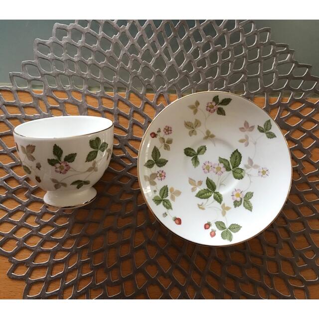 WEDGWOOD - ウェッジウッド ワイルドストロベリー カップ&ソーサー2客の通販 by thyme ｜ウェッジウッドならラクマ