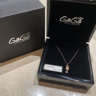 ガガミラノ(GaGa MILANO)のガガミラノ　K10 ダイヤモンド　プラチナゴールド(ネックレス)