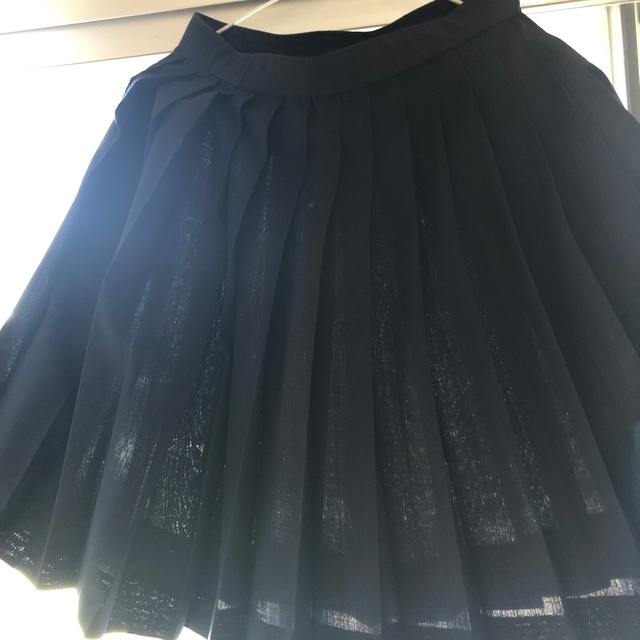 高校スカート　ネイビー レディースのスカート(ひざ丈スカート)の商品写真