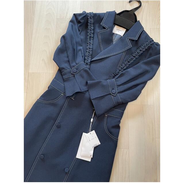 Ameri VINTAGE(アメリヴィンテージ)のAmeri  新品★ TAILOR SUSPENDER DRESS★ レディースのワンピース(ロングワンピース/マキシワンピース)の商品写真