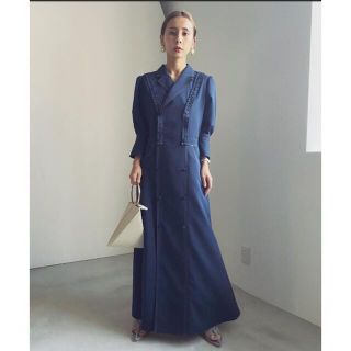 アメリヴィンテージ(Ameri VINTAGE)のAmeri  新品★ TAILOR SUSPENDER DRESS★(ロングワンピース/マキシワンピース)