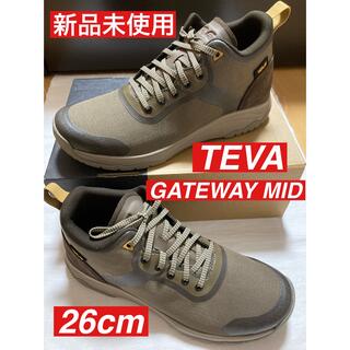 テバ(Teva)の新品　TEVA テバ　ゲートウェイミッド　スニーカー　靴　26cm ブラウン(スニーカー)