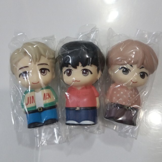 防弾少年団(BTS)(ボウダンショウネンダン)の【近日中削除】タイニータン ソフビィ ~3個セット~ エンタメ/ホビーのタレントグッズ(アイドルグッズ)の商品写真