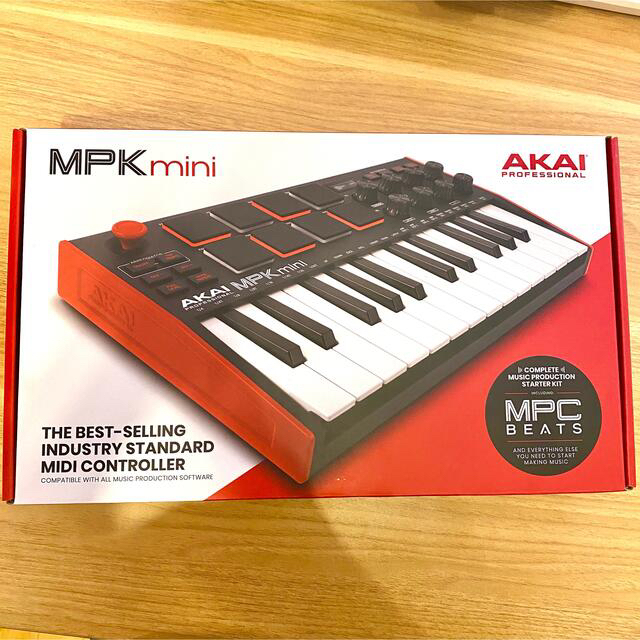 AKAI MPK mini mk3 付属品全てあり MIDIキーボード 楽器のDTM/DAW(MIDIコントローラー)の商品写真