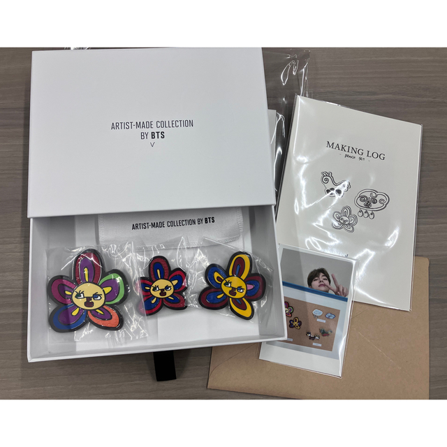 BTS テテ フラワーブローチ ARTIST-MADE COLLECTION- BTS テテ フラワーブローチ ARTIST-MADE COLLECTION-