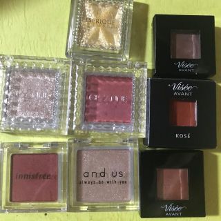 アイシャドウ　まとめて　セザンヌ　AUS KOSE エスプリーク　イニスフリー(アイシャドウ)