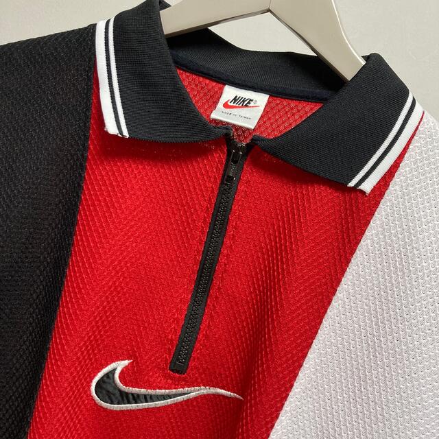 NIKE(ナイキ)のビッグスウッシュ ビッグロゴ ナイキ ゲームシャツ ヴィンテージ ブルズカラー メンズのトップス(Tシャツ/カットソー(七分/長袖))の商品写真