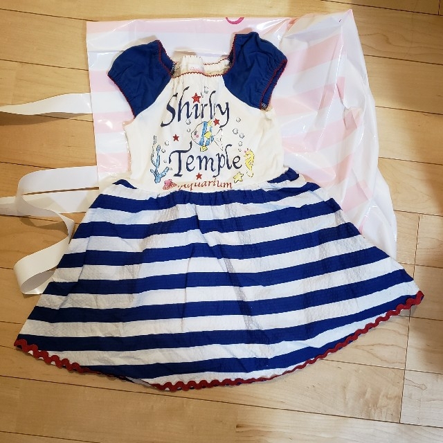 Shirley Temple(シャーリーテンプル)のシャーリーテンプル　100 キッズ/ベビー/マタニティのキッズ服女の子用(90cm~)(ワンピース)の商品写真