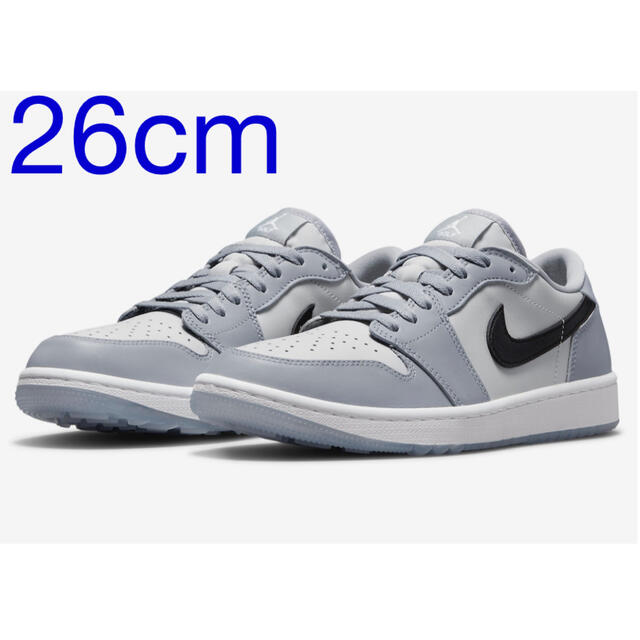 NIKE - NIKE Air Jordan 1 Low Golf Wolf Grey 26の通販 by yamamomiji ...