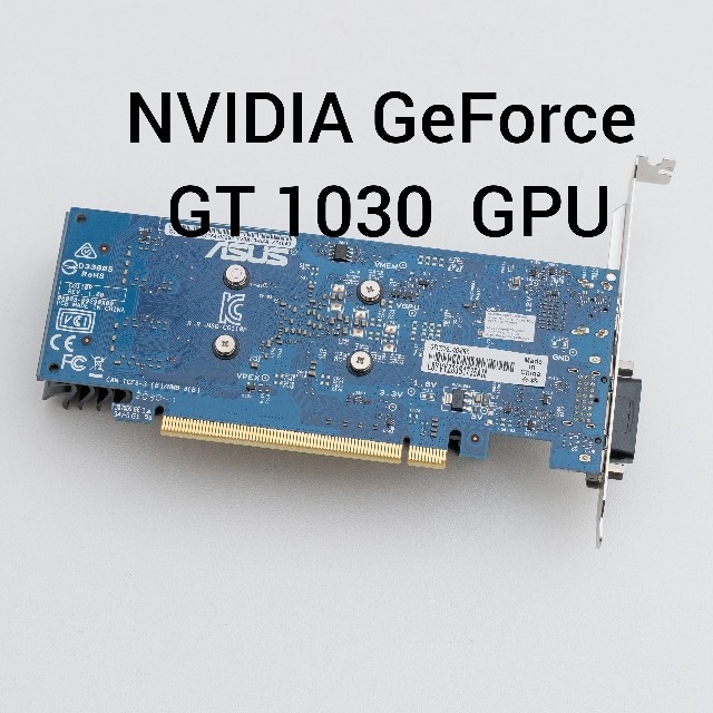 ASUS(エイスース)のASUS NVIDIA GeForce GT 1030  GPU スマホ/家電/カメラのPC/タブレット(PCパーツ)の商品写真