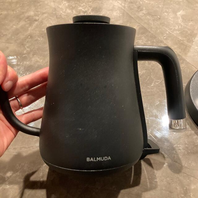 未使用●BALMUDA 電気ケトル The Pot ブラック K07A-BK