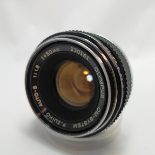 オリンパス(OLYMPUS)のOLYMPUS F.ZUIkO AUTO-S 50mm f1.8（整備・実写済）(レンズ(単焦点))