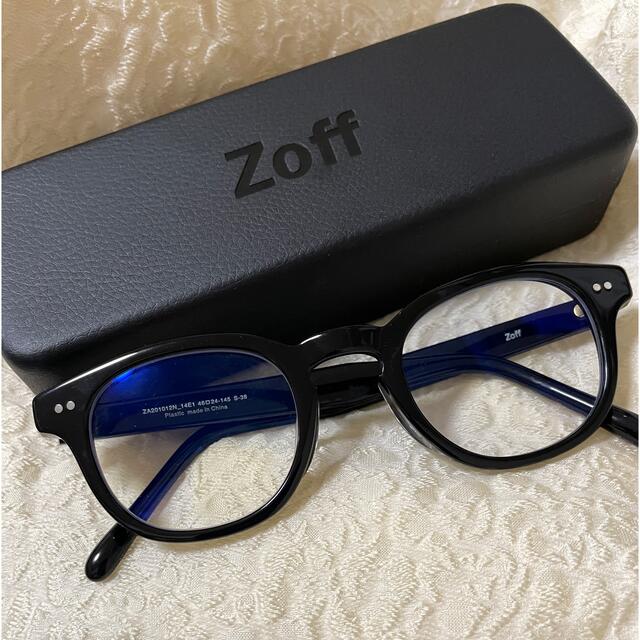 Zoff(ゾフ)のZoff  ゾフ伊達メガネ　クリアレンズ　度なし レディースのファッション小物(サングラス/メガネ)の商品写真
