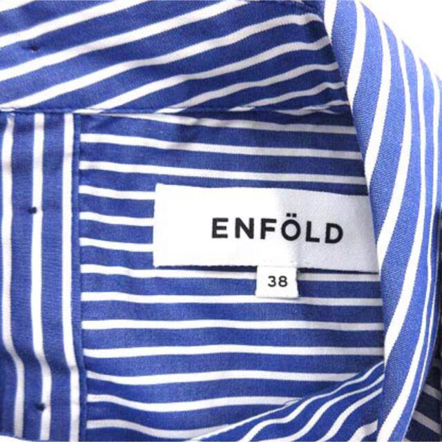 ENFOLD(エンフォルド)のenfold ストライプ　デザインブラウス　エンフォルド レディースのトップス(シャツ/ブラウス(長袖/七分))の商品写真