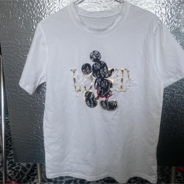 ZARA(ザラ)のミッキーマウス　Tシャツ　未使用に近い レディースのトップス(Tシャツ(半袖/袖なし))の商品写真