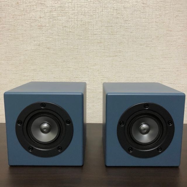 週末価格 自作スピーカー キューブタイプ(Mark Audio 8cm)ペア 週末価格 自作スピーカー キューブタイプ(Mark Audio 8cm)ペア