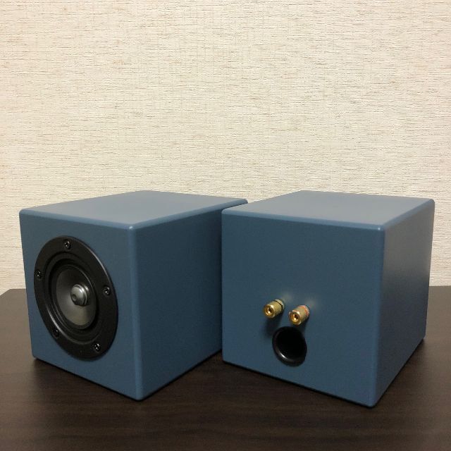 週末価格 自作スピーカー キューブタイプ(Mark Audio 8cm)ペア 週末価格 自作スピーカー キューブタイプ(Mark Audio 8cm)ペア