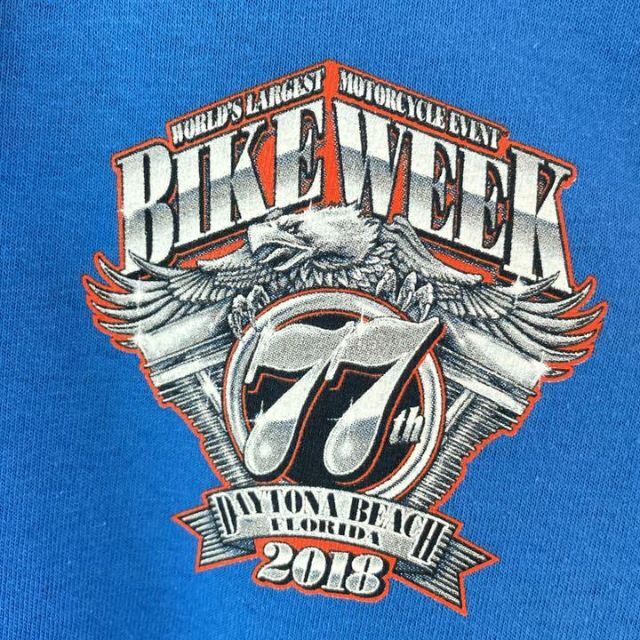 未使用⭐︎バイクウィーク限定Tシャツ 半袖Tシャツ バッグプリントデットストック