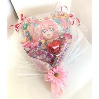 プリキュア風船付お菓子ブーケ♡1個　プチギフト　お配り用　誕生日　結婚式　発表会(菓子/デザート)