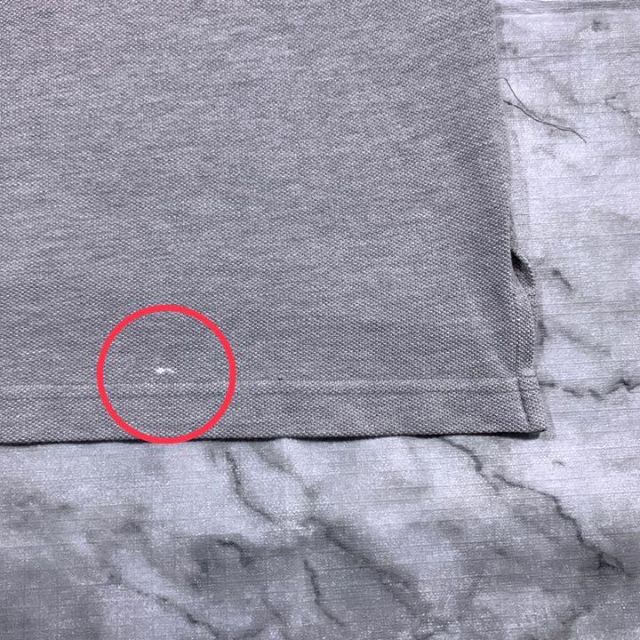 Calvin Klein(カルバンクライン)の90s 古着 CK カルバンクライン ポロシャツ グレー ワンポイント刺繍ロゴ メンズのトップス(ポロシャツ)の商品写真