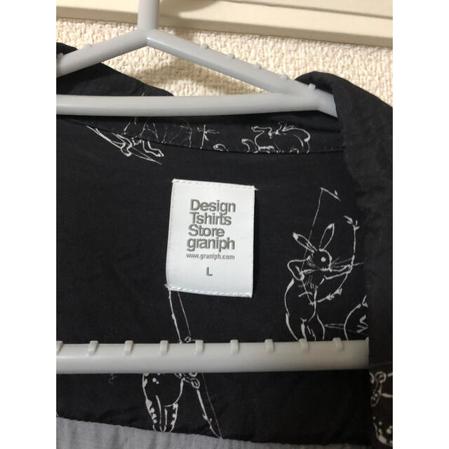 Design Tshirts Store graniph(グラニフ)のグラニフ　鳥獣戯画　シャツ メンズのトップス(シャツ)の商品写真