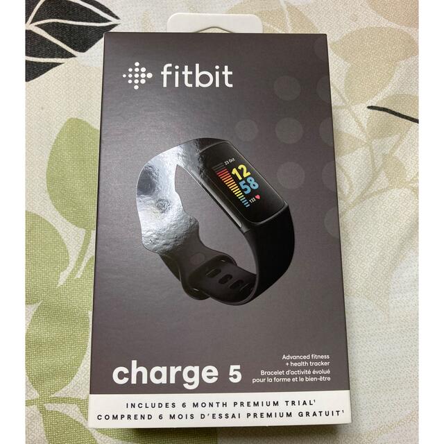 fitbit charge 5 ブラック スポーツ/アウトドアのトレーニング/エクササイズ(トレーニング用品)の商品写真