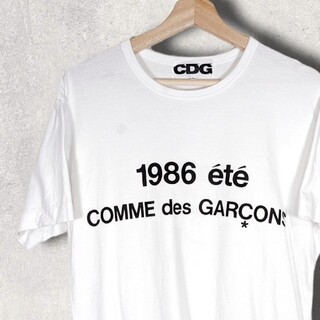 XXL正規品新品未使用CDGcdgコムデギャルソン1986 ete ロゴTシャツ