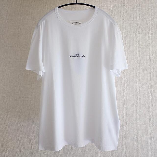 新品正規品 maison margiela メンズ リバース ロゴTシャツ