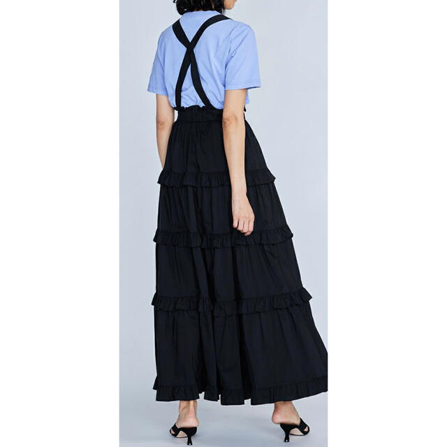 DOUBLE STANDARD CLOTHING(ダブルスタンダードクロージング)のダブスタ❣️DSC / ティアードジャンパースカート レディースのスカート(ロングスカート)の商品写真