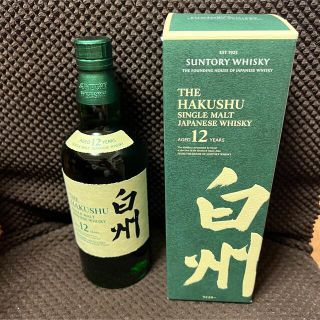 サントリー(サントリー)の【新品未開封】サントリー　白州12年 箱付き700ml(ウイスキー)