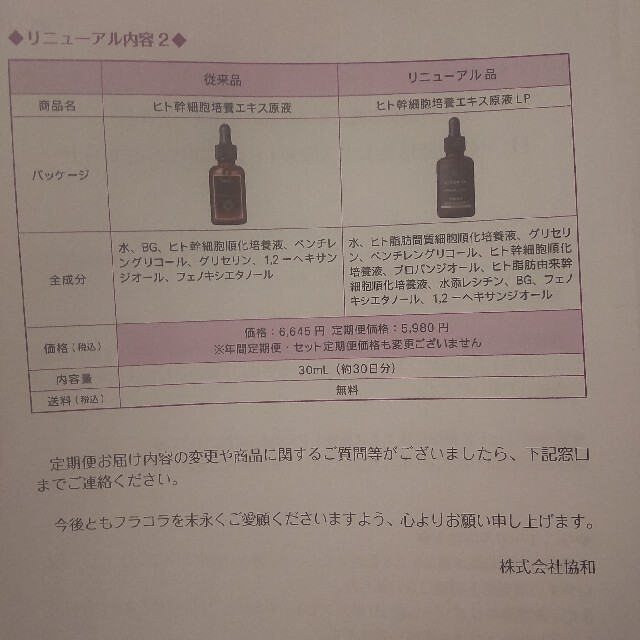 フラコラ(フラコラ)のフラコラ　ヒト幹細胞培養エキス原液30ml コスメ/美容のスキンケア/基礎化粧品(美容液)の商品写真