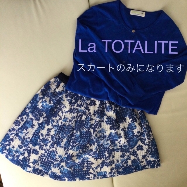 La TOTALITE(ラトータリテ)のLa　TOTALITE   花柄スカート レディースのスカート(ひざ丈スカート)の商品写真