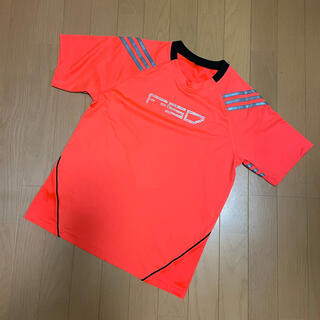 アディダス(adidas)のアディダス　Ｔシャツ 160 オレンジ(Tシャツ/カットソー)