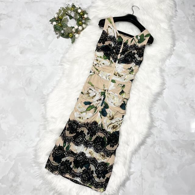 DOLCE&GABBANA - 本物 美品 ドルチェ&ガッバーナ 花柄 レース