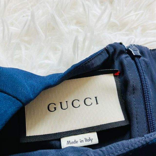 最大15%OFFクーポン GUCCI グッチ GG金具 パール釦付 ボウタイ