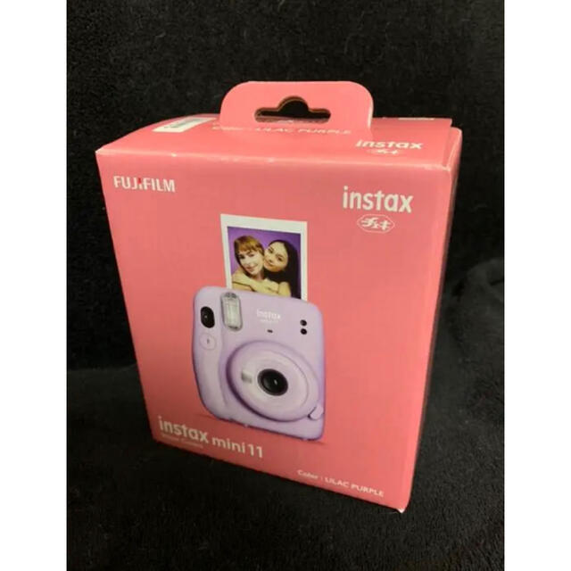 富士フイルム(フジフイルム)のinstax mini 11 チェキ ライラックパープル新品未使用 スマホ/家電/カメラのカメラ(フィルムカメラ)の商品写真